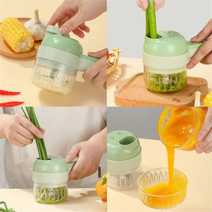 Electric 4-in-1 Food Processor